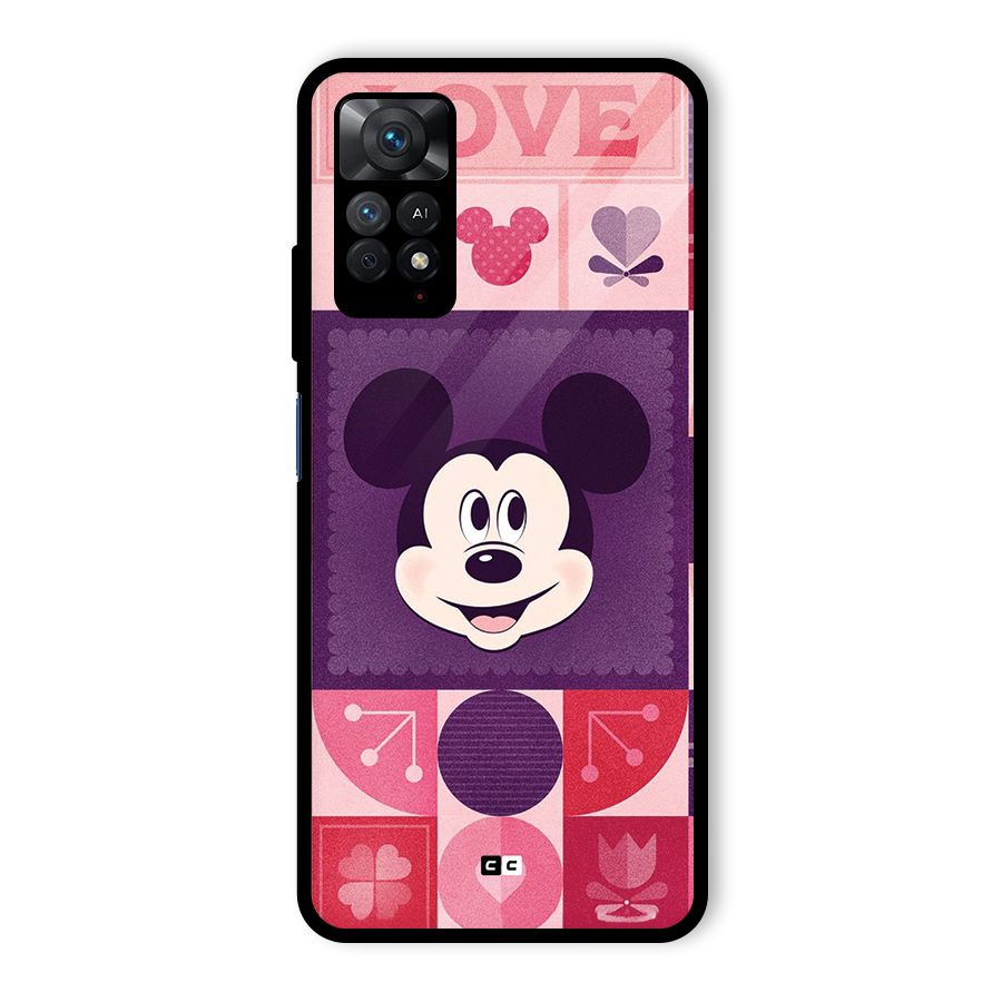 Mice In Love Glass Back Case for Redmi Note 11 Pro