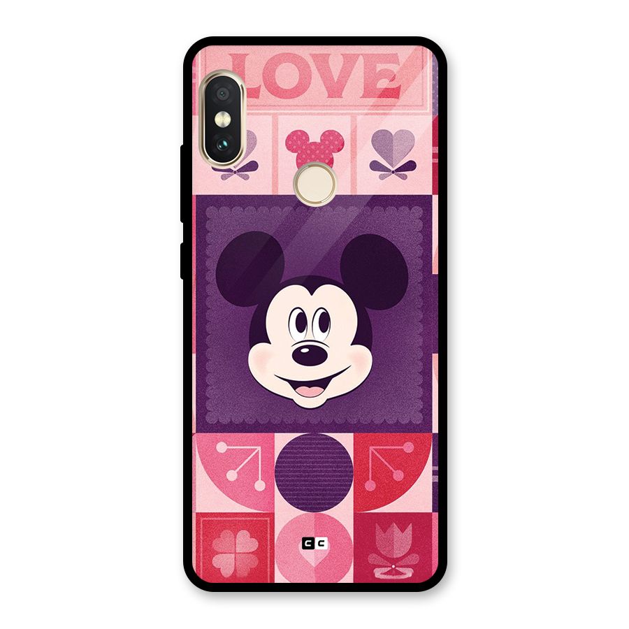 Mice In Love Glass Back Case for Redmi Note 5 Pro