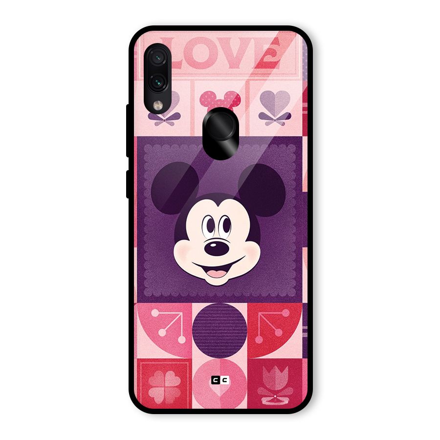 Mice In Love Glass Back Case for Redmi Note 7
