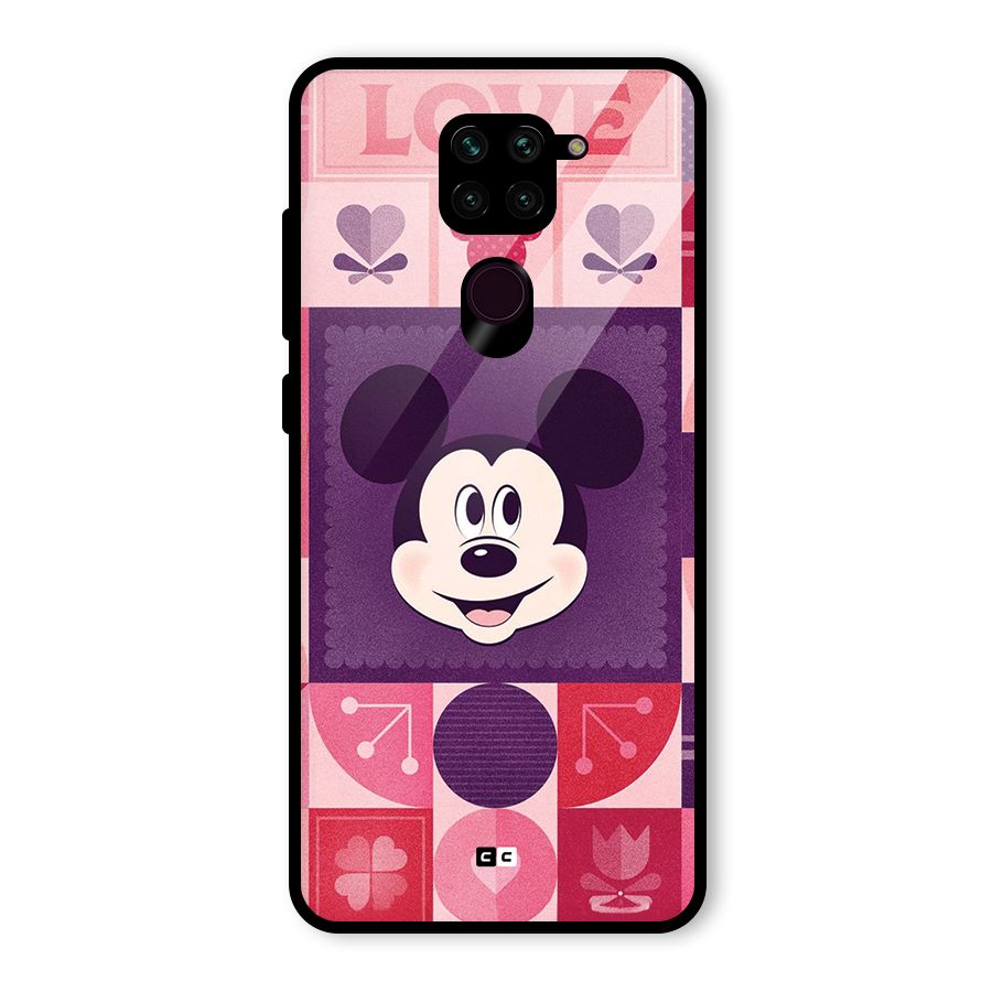 Mice In Love Glass Back Case for Redmi Note 9