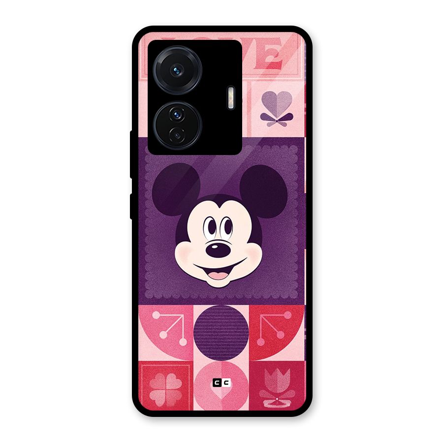 Mice In Love Glass Back Case for Vivo T1 Pro