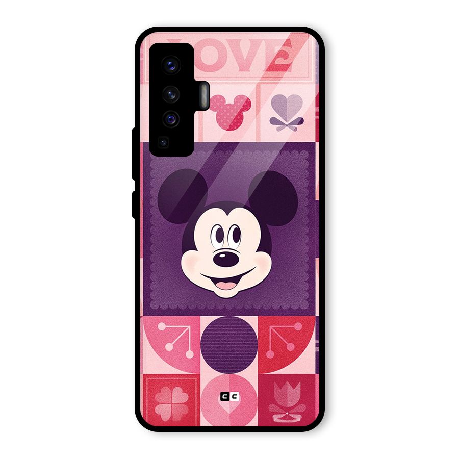 Mice In Love Glass Back Case for Vivo X50