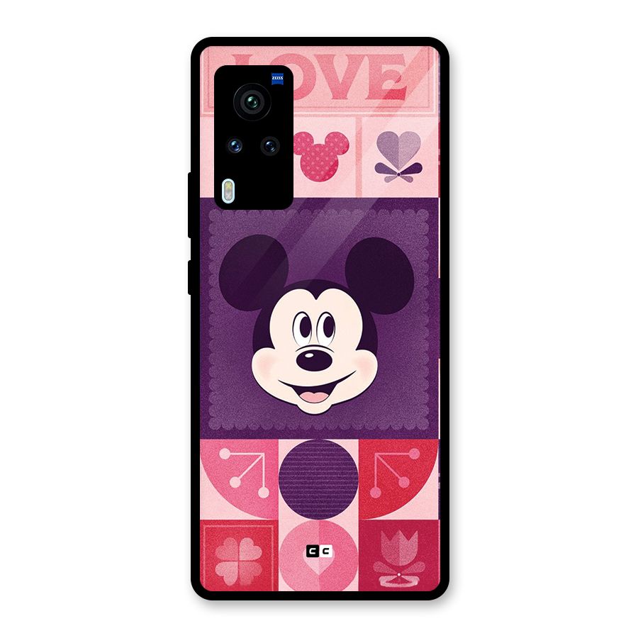 Mice In Love Glass Back Case for Vivo X60 Pro