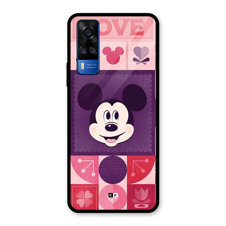 Mice In Love Glass Back Case for Vivo Y31
