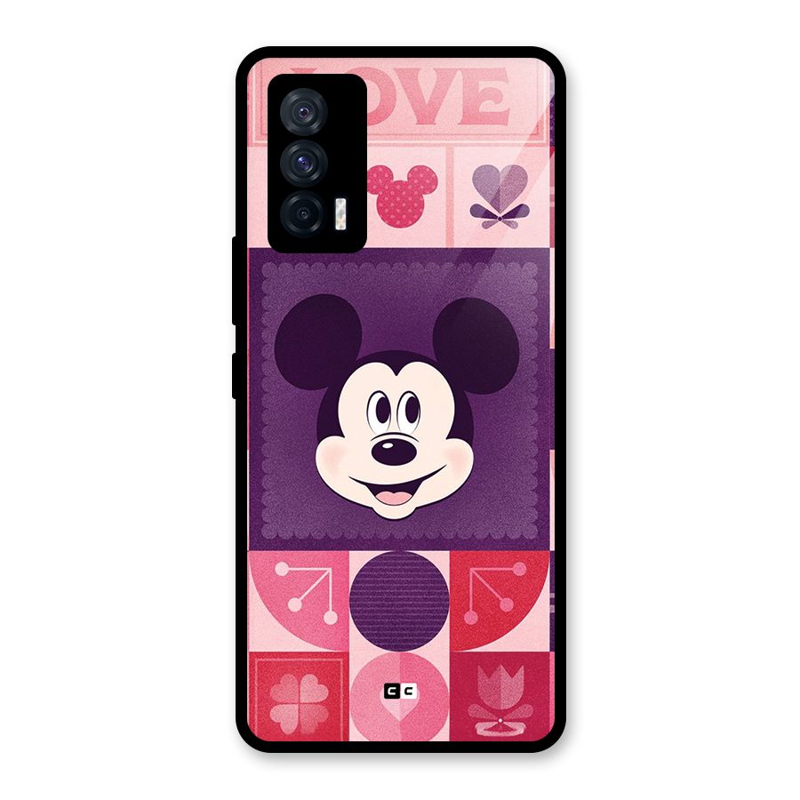 Mice In Love Glass Back Case for Vivo iQOO 7 5G