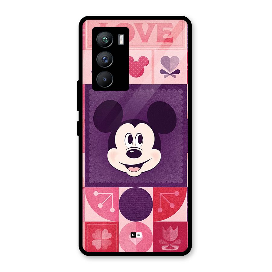 Mice In Love Glass Back Case for Vivo iQOO 9 SE