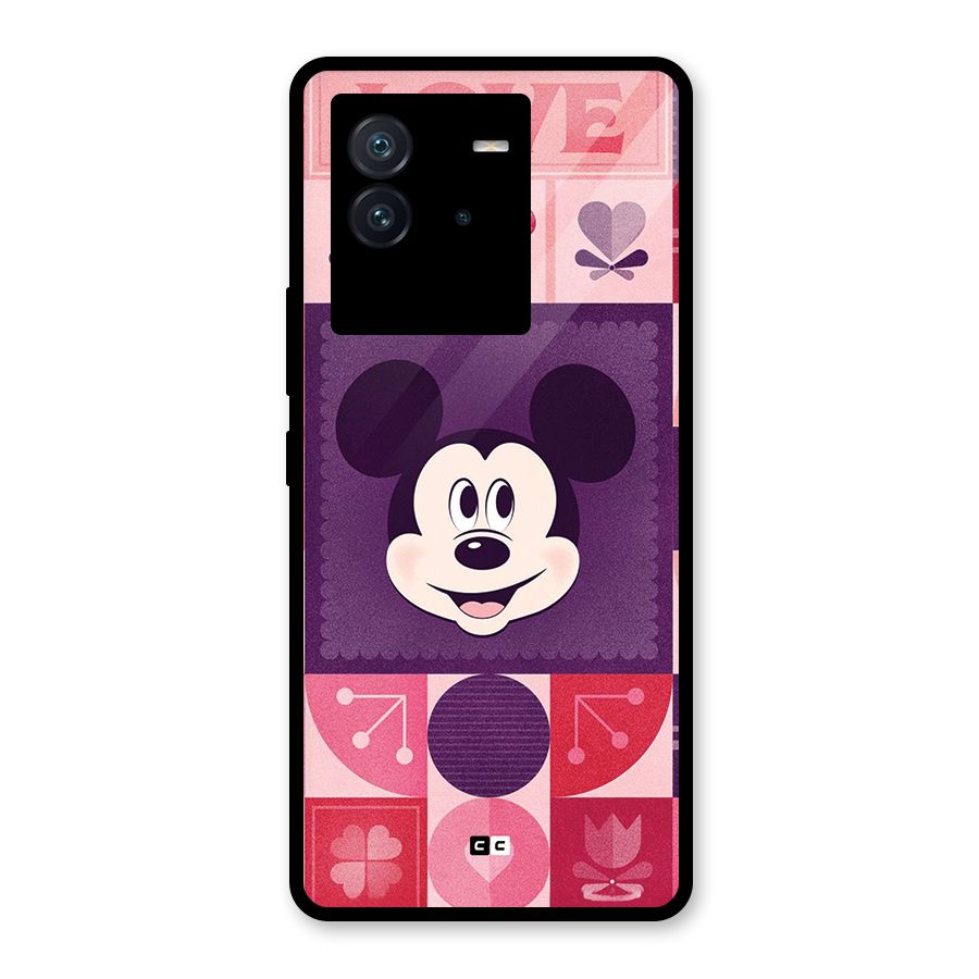 Mice In Love Glass Back Case for Vivo iQOO Neo 6 5G