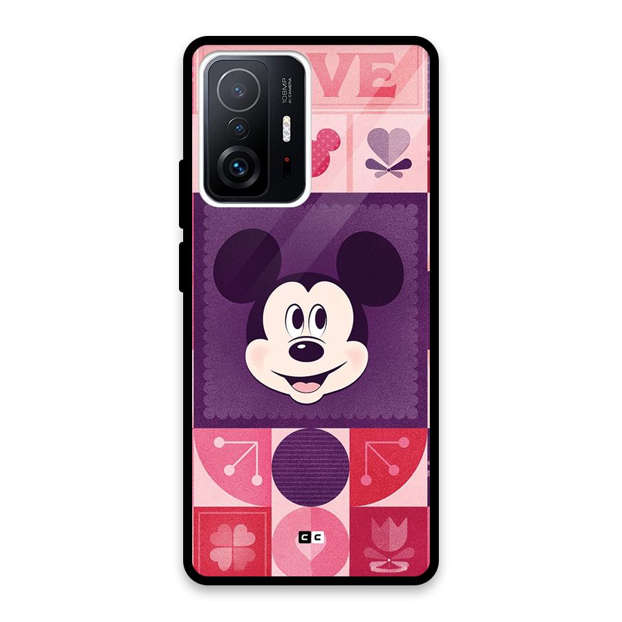 Mice In Love Glass Back Case for Xiaomi 11T Pro