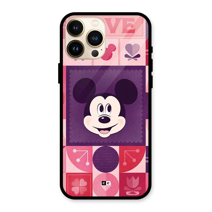 Mice In Love Glass Back Case for iPhone 13 Pro Max
