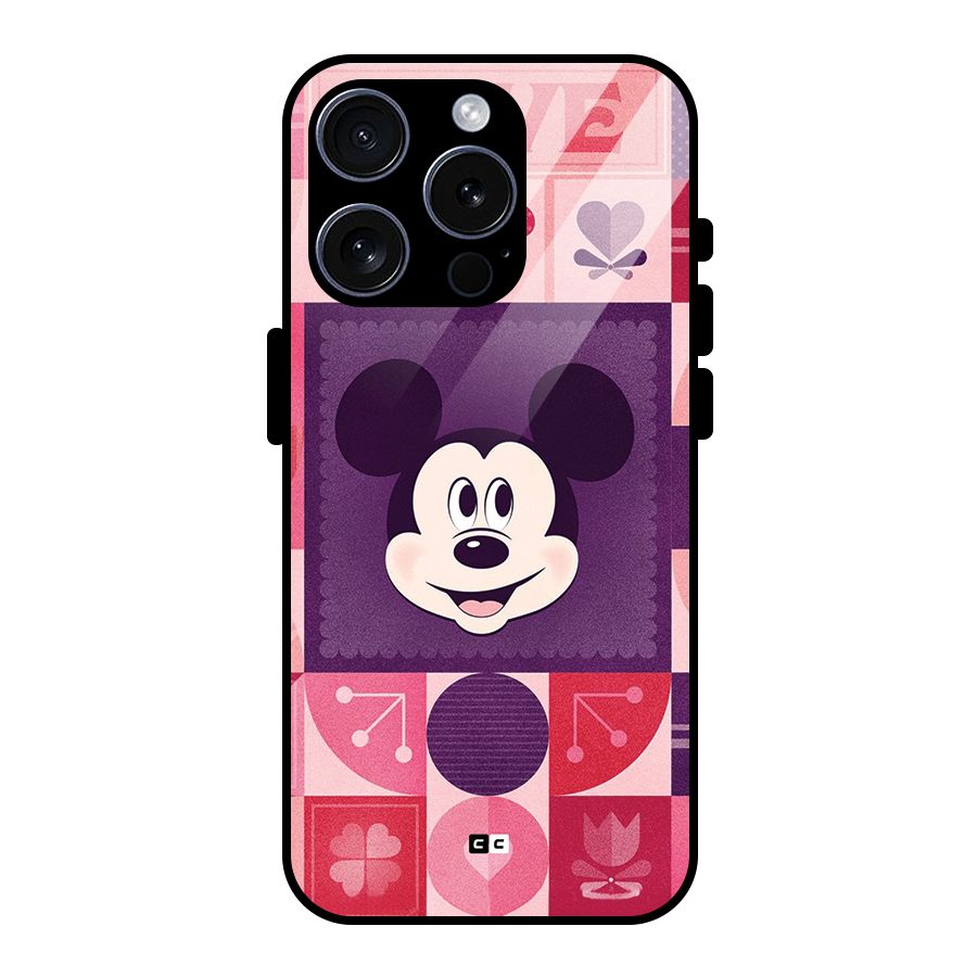Mice In Love Glass Back Case for iPhone 15 Pro
