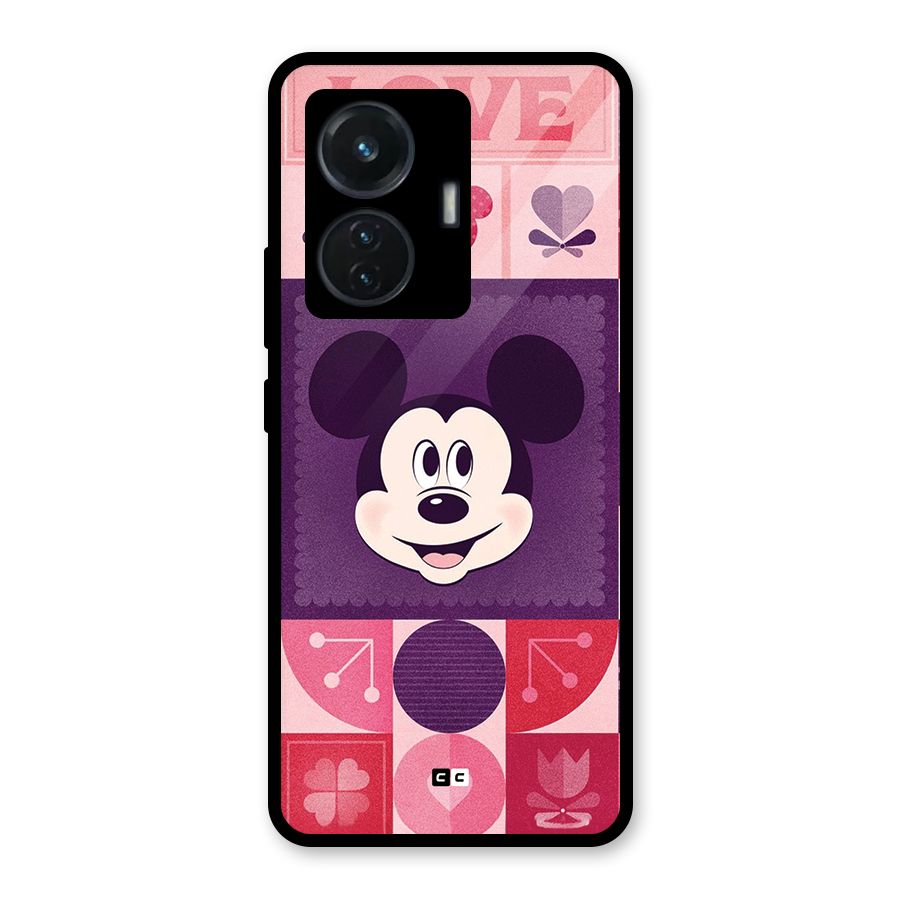 Mice In Love Glass Back Case for iQOO Z6 44W