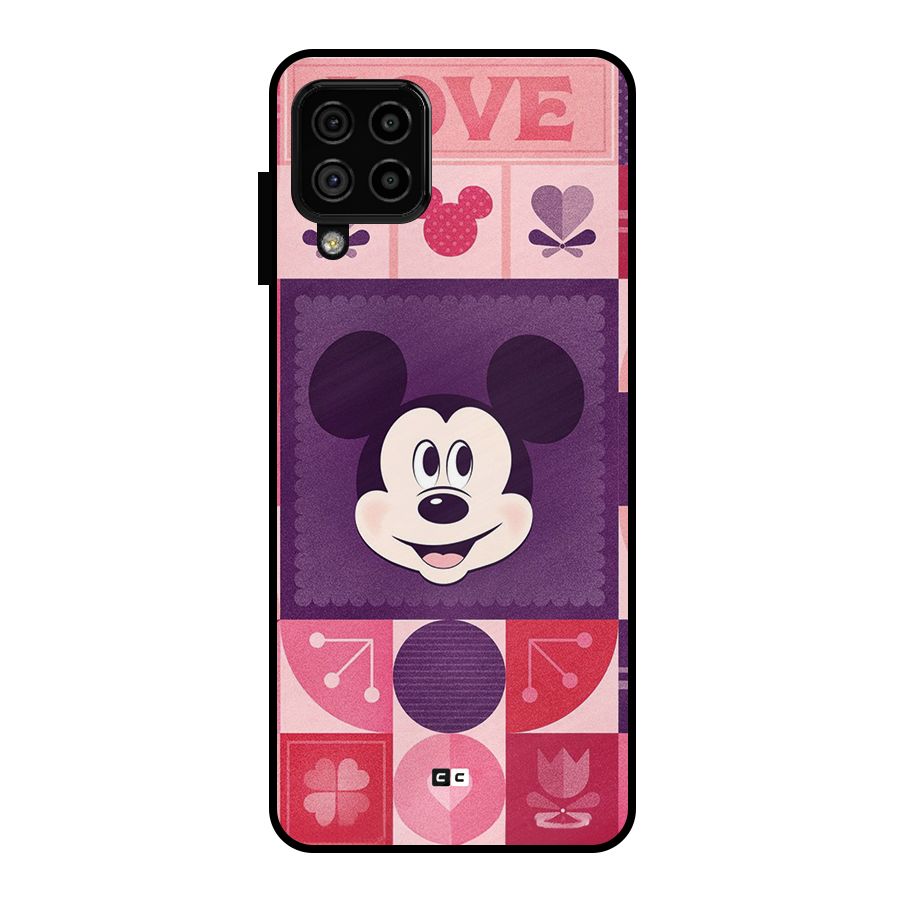 Mice In Love Metal Back Case for Galaxy A22 4G