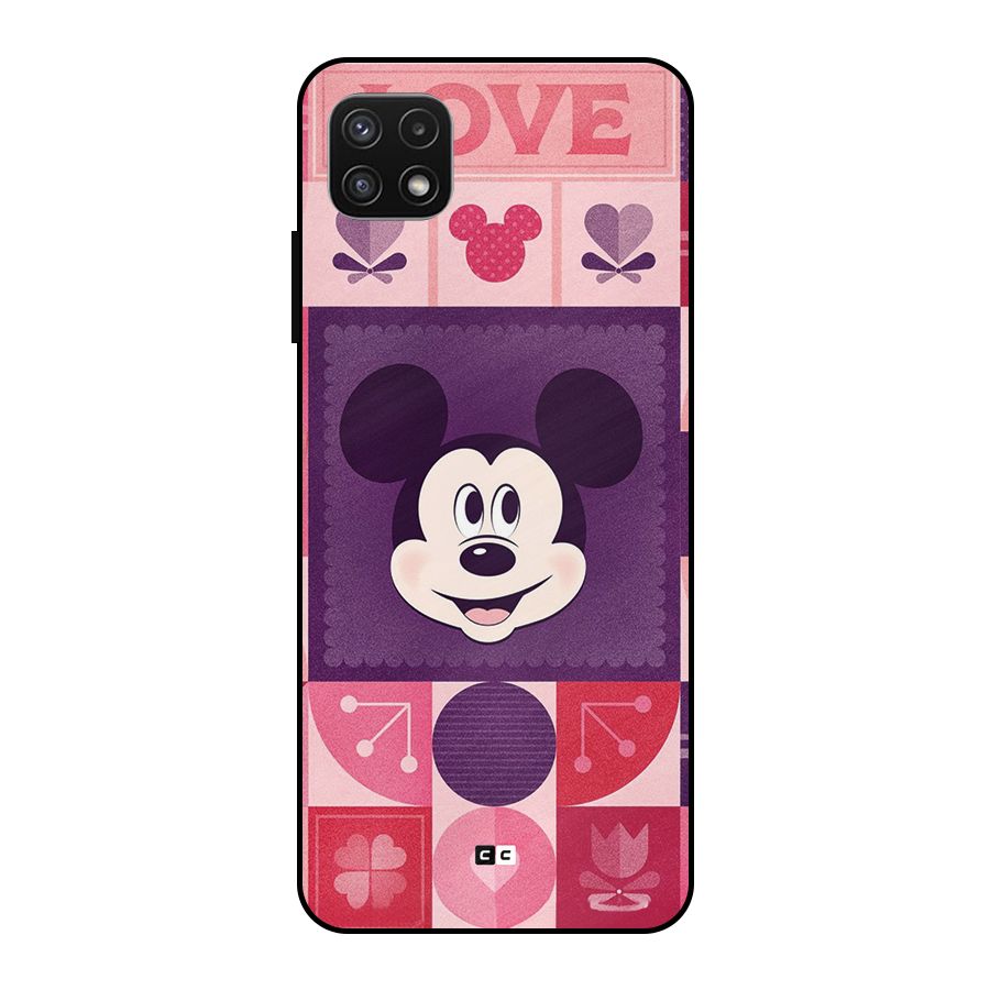 Mice In Love Metal Back Case for Galaxy A22 5G