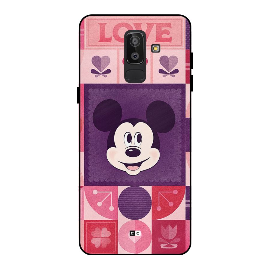 Mice In Love Metal Back Case for Galaxy J8