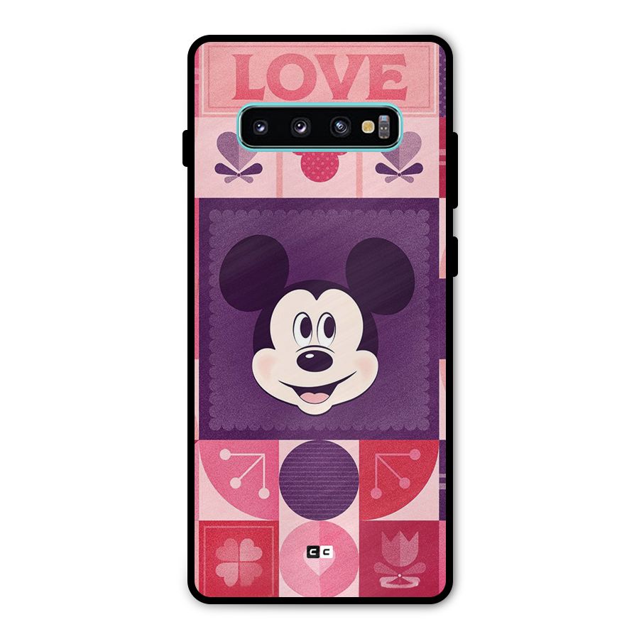 Mice In Love Metal Back Case for Galaxy S10 Plus