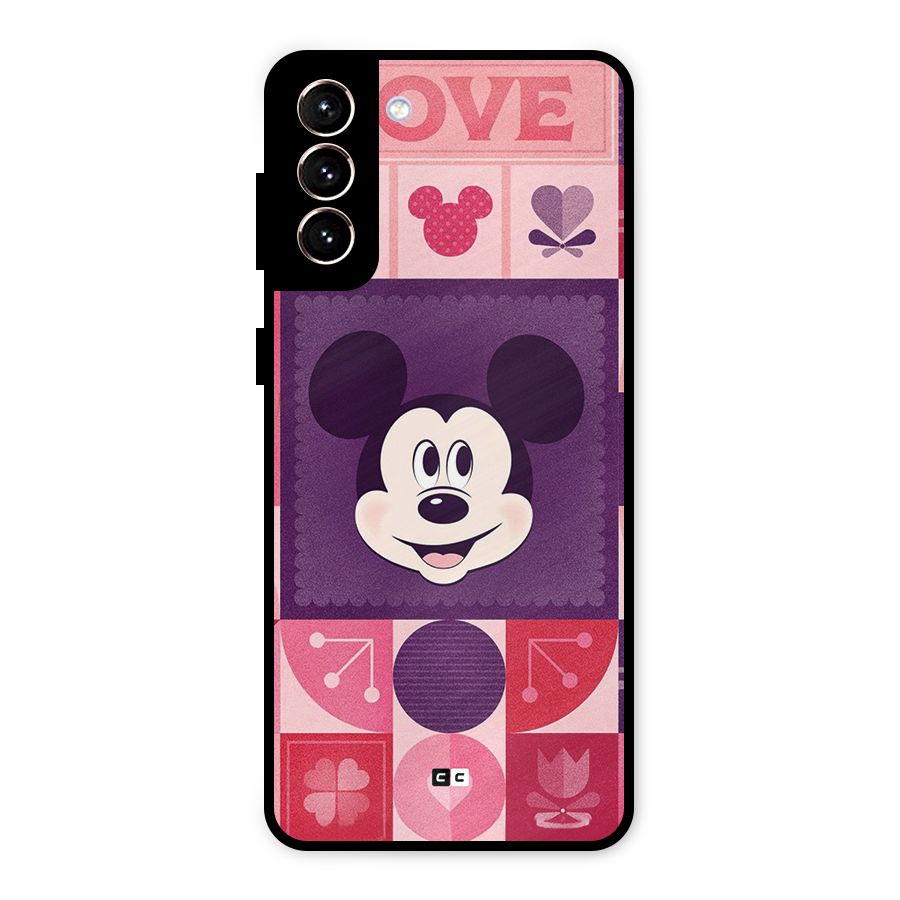 Mice In Love Metal Back Case for Galaxy S21 Plus