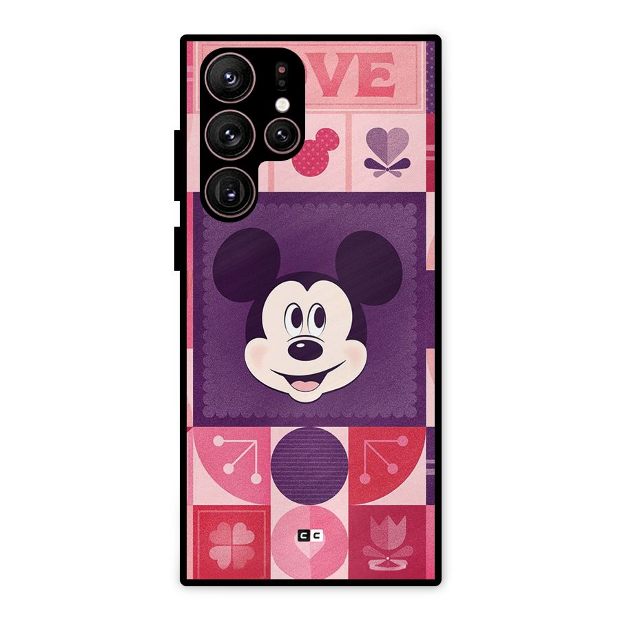 Mice In Love Metal Back Case for Galaxy S22 Ultra 5G