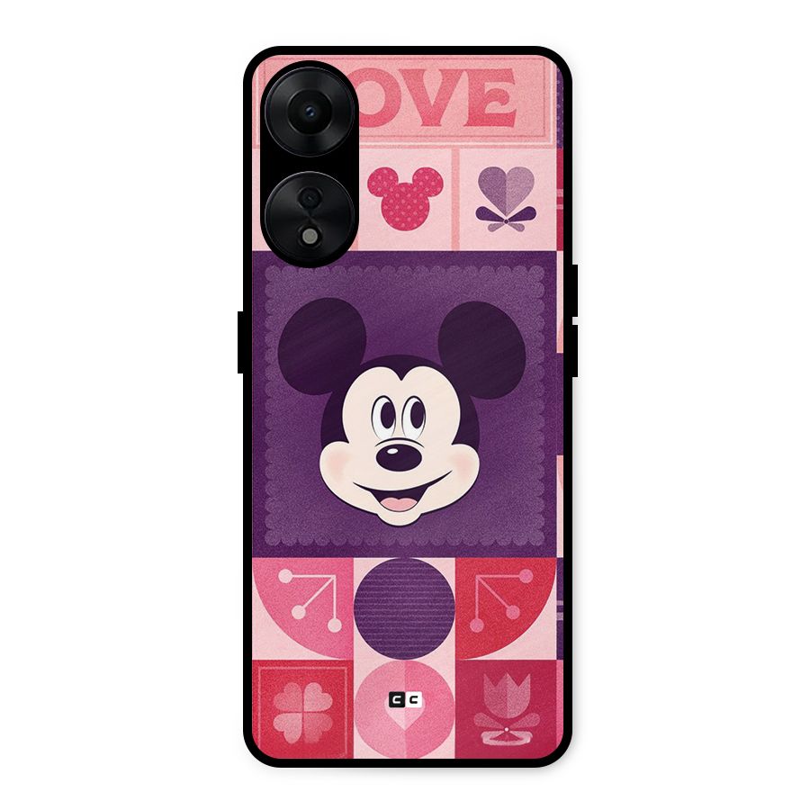 Mice In Love Metal Back Case for Oppo A78 5G