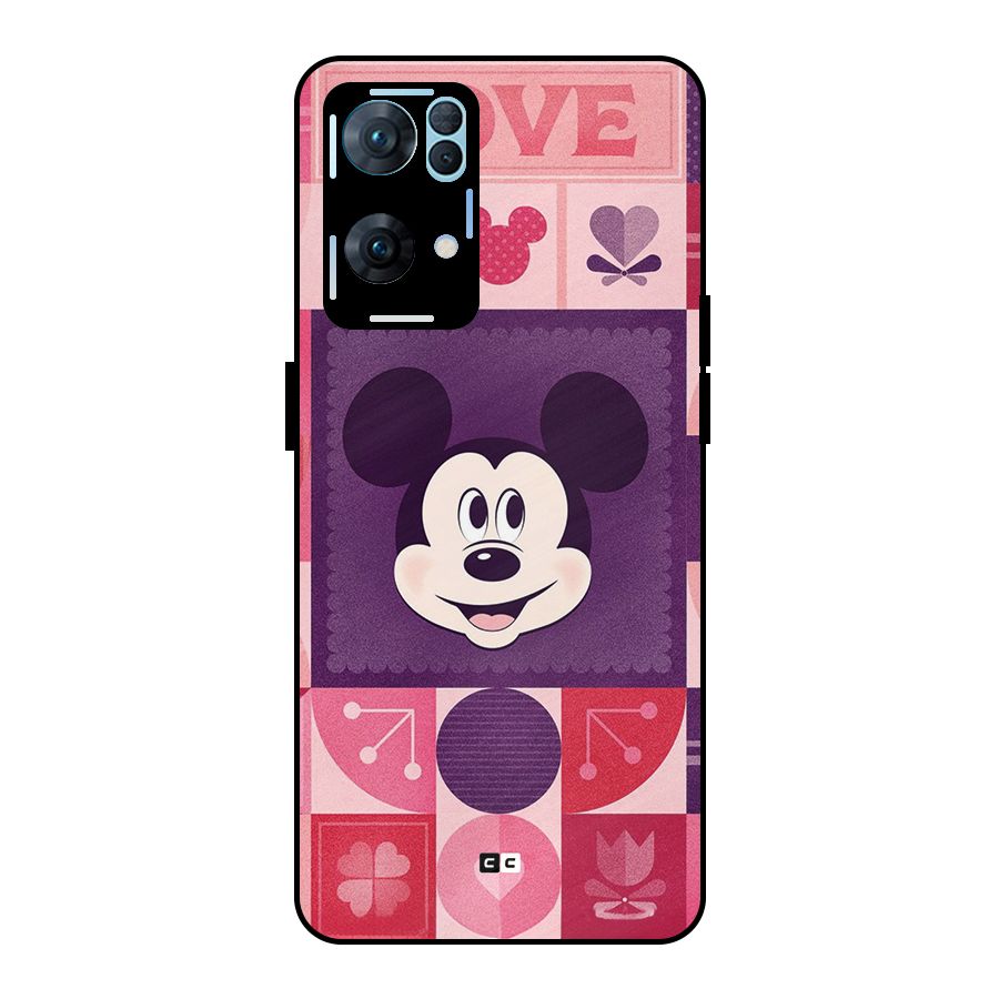 Mice In Love Metal Back Case for Oppo Reno7 Pro 5G
