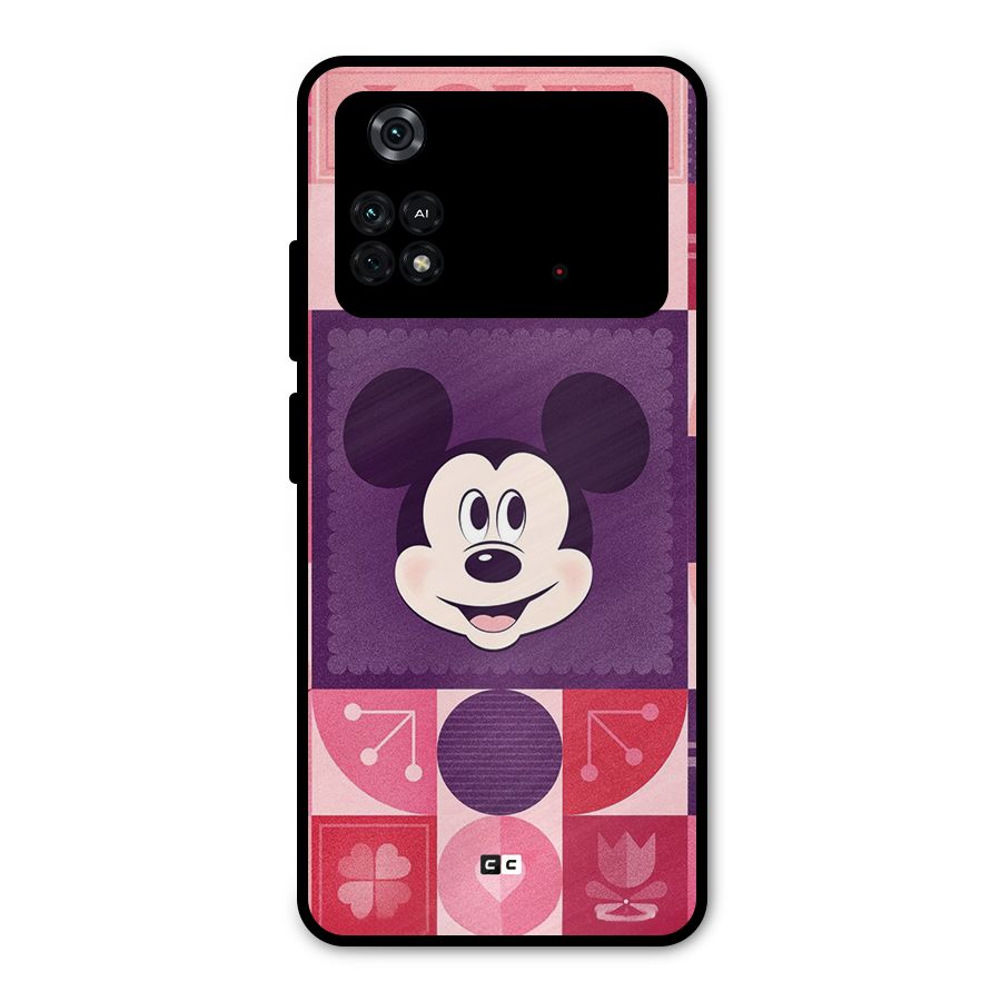 Mice In Love Metal Back Case for Poco M4 Pro 4G
