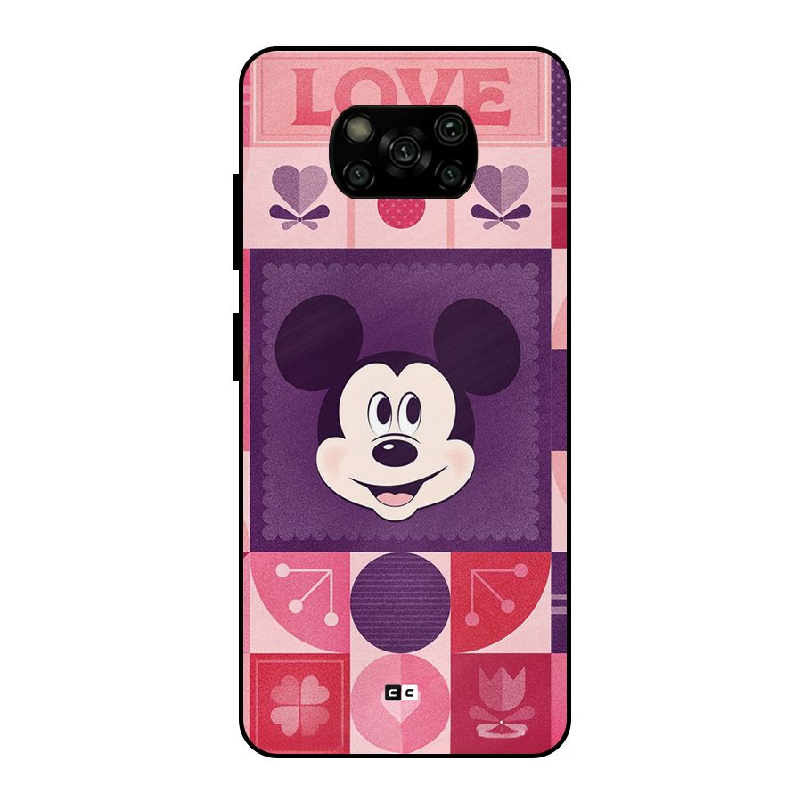 Mice In Love Metal Back Case for Poco X3
