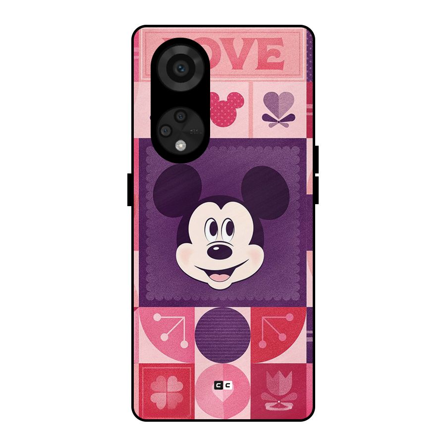 Mice In Love Metal Back Case for Reno8 T 5G