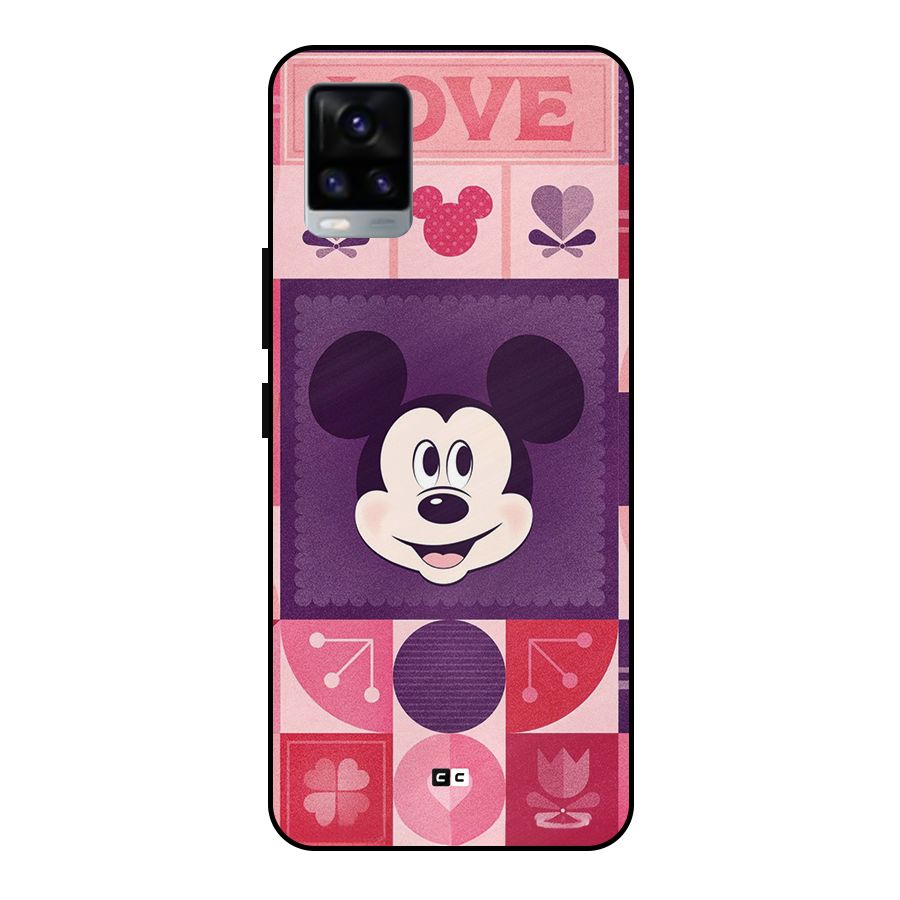 Mice In Love Metal Back Case for Vivo V20 2021