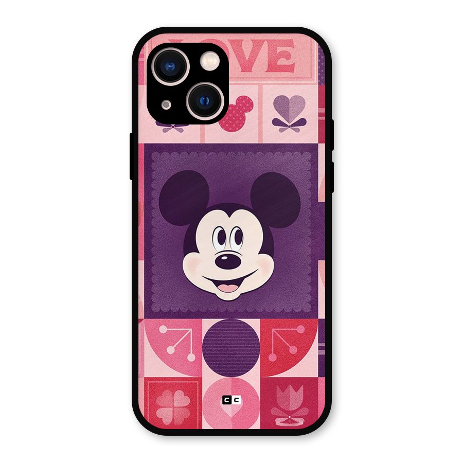 Mice In Love Metal Back Case for iPhone 13