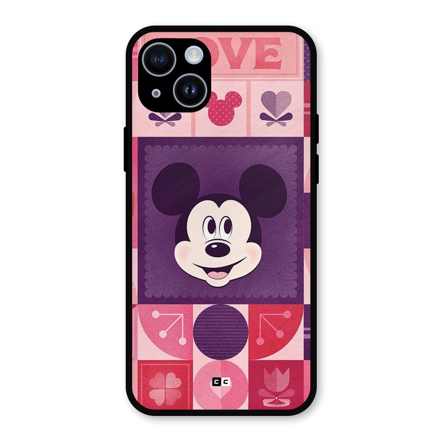 Mice In Love Metal Back Case for iPhone 14