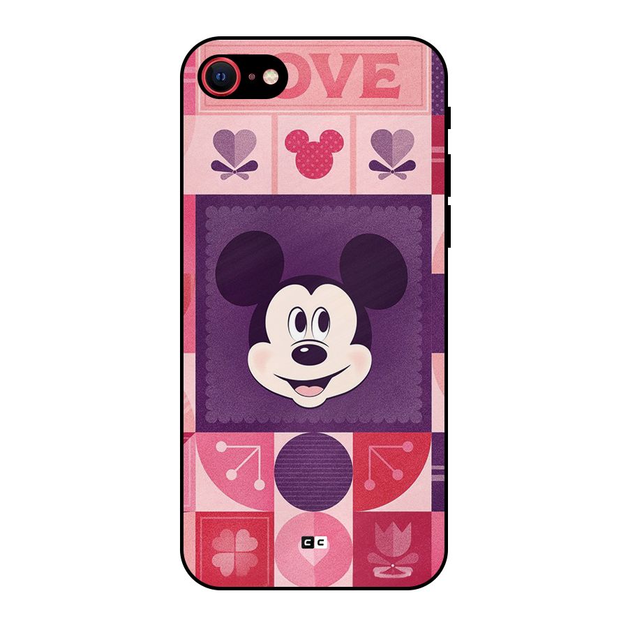 Mice In Love Metal Back Case for iPhone SE 2022