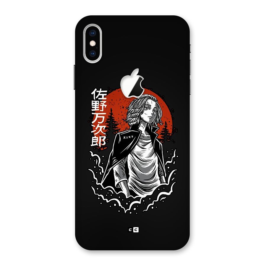 Mickey illustration Back Case for iPhone XS Max Apple Cut