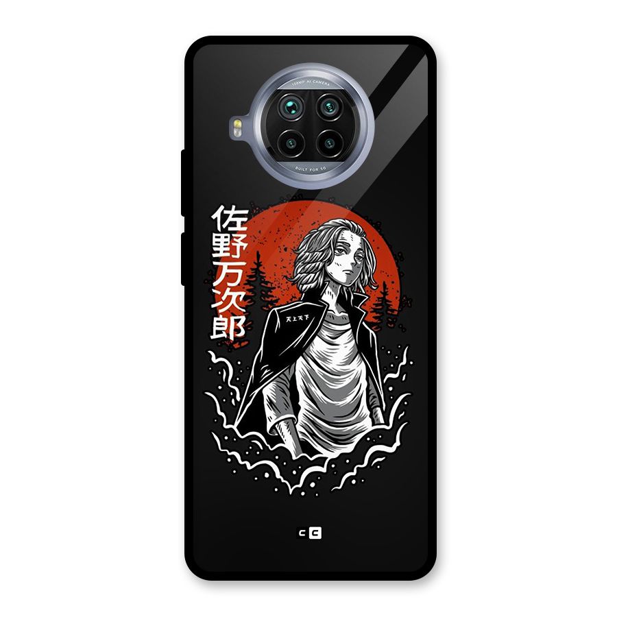 Mickey illustration Glass Back Case for Mi 10i