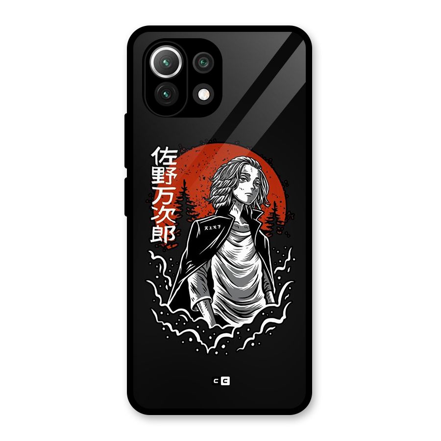 Mickey illustration Glass Back Case for Mi 11 Lite