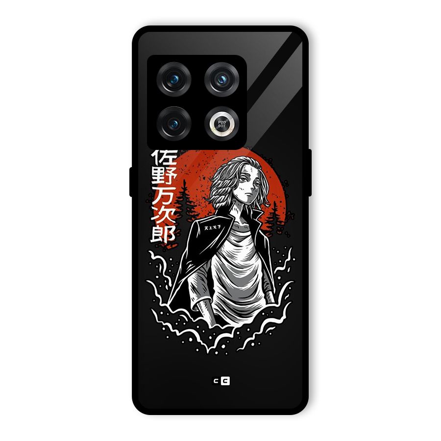 Mickey illustration Glass Back Case for OnePlus 10 Pro 5G