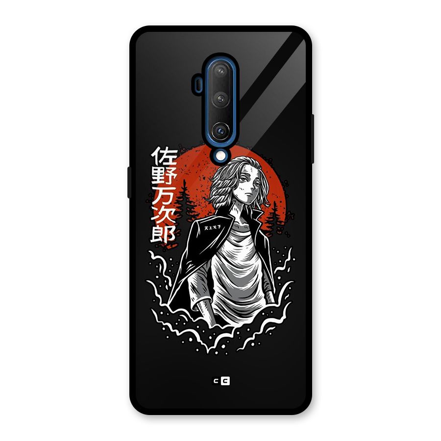 Mickey illustration Glass Back Case for OnePlus 7T Pro