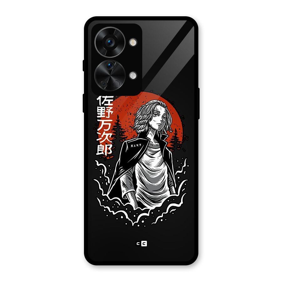 Mickey illustration Glass Back Case for OnePlus Nord 2T