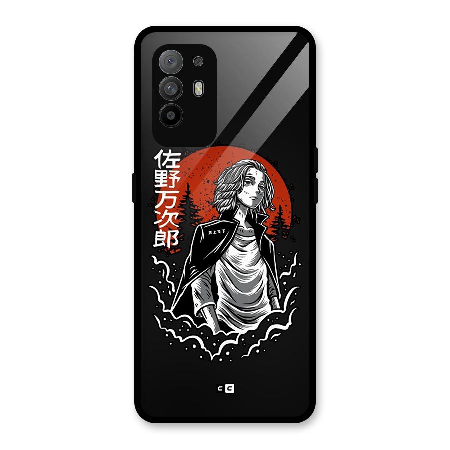 Mickey illustration Glass Back Case for Oppo F19 Pro Plus 5G
