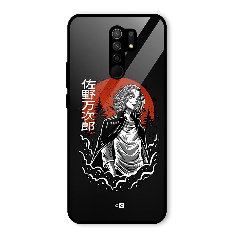 Mickey illustration Glass Back Case for Poco M2
