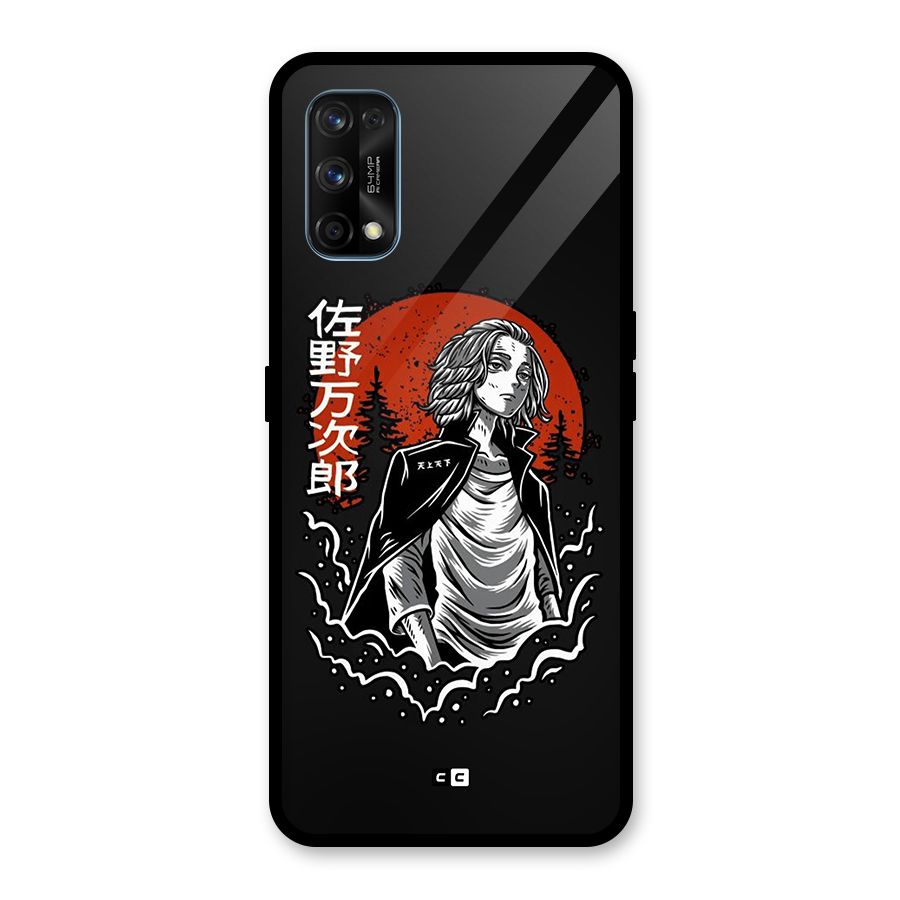 Mickey illustration Glass Back Case for Realme 7 Pro