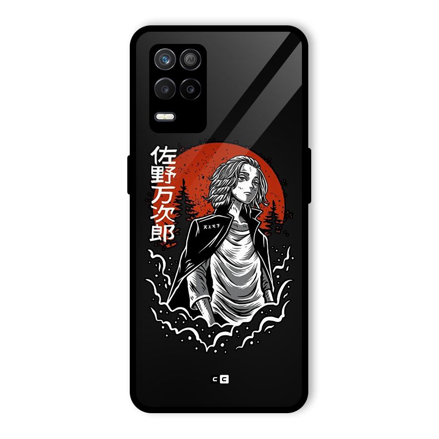 Mickey illustration Glass Back Case for Realme 8 5G