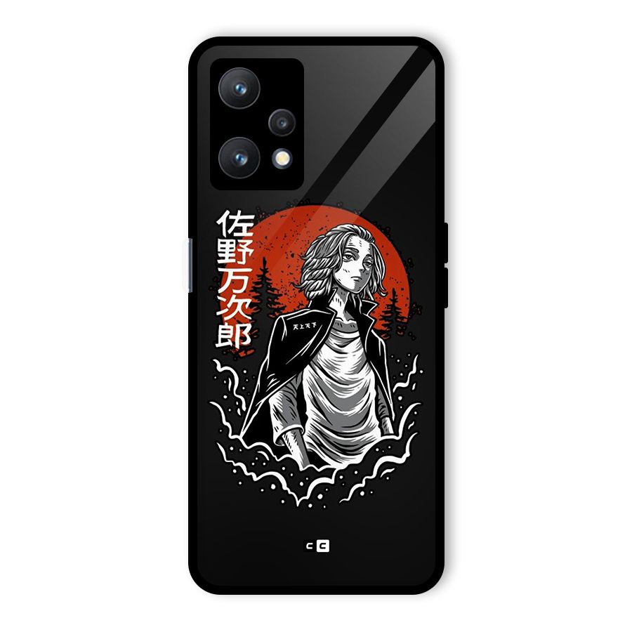 Mickey illustration Glass Back Case for Realme 9 Pro 5G