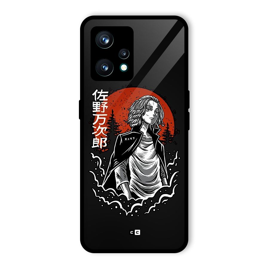Mickey illustration Glass Back Case for Realme 9 Pro Plus 5G