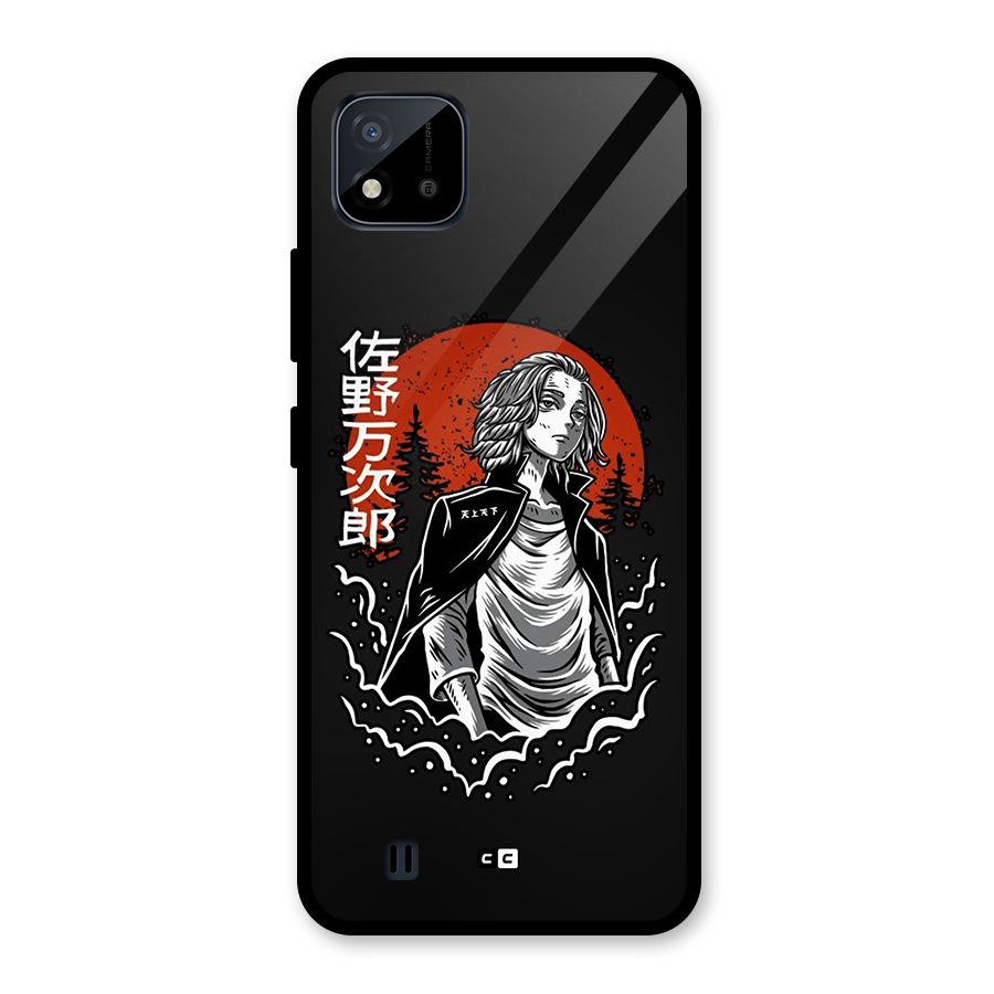 Mickey illustration Glass Back Case for Realme C11 2021
