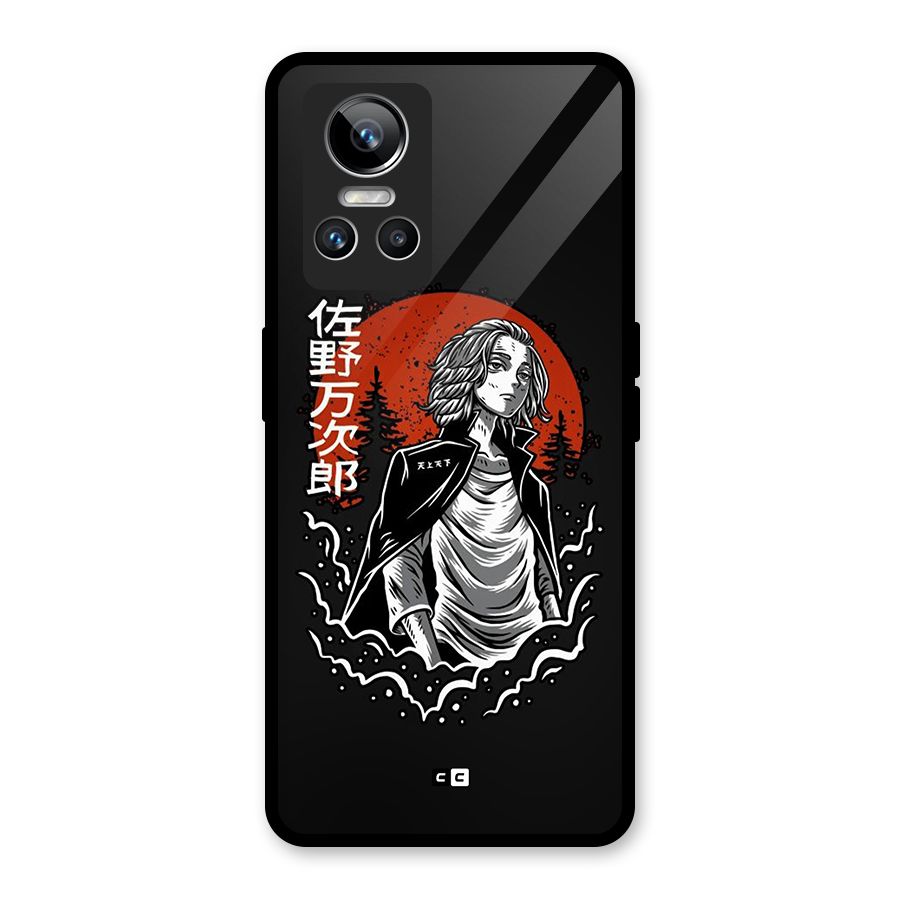 Mickey illustration Glass Back Case for Realme GT Neo 3