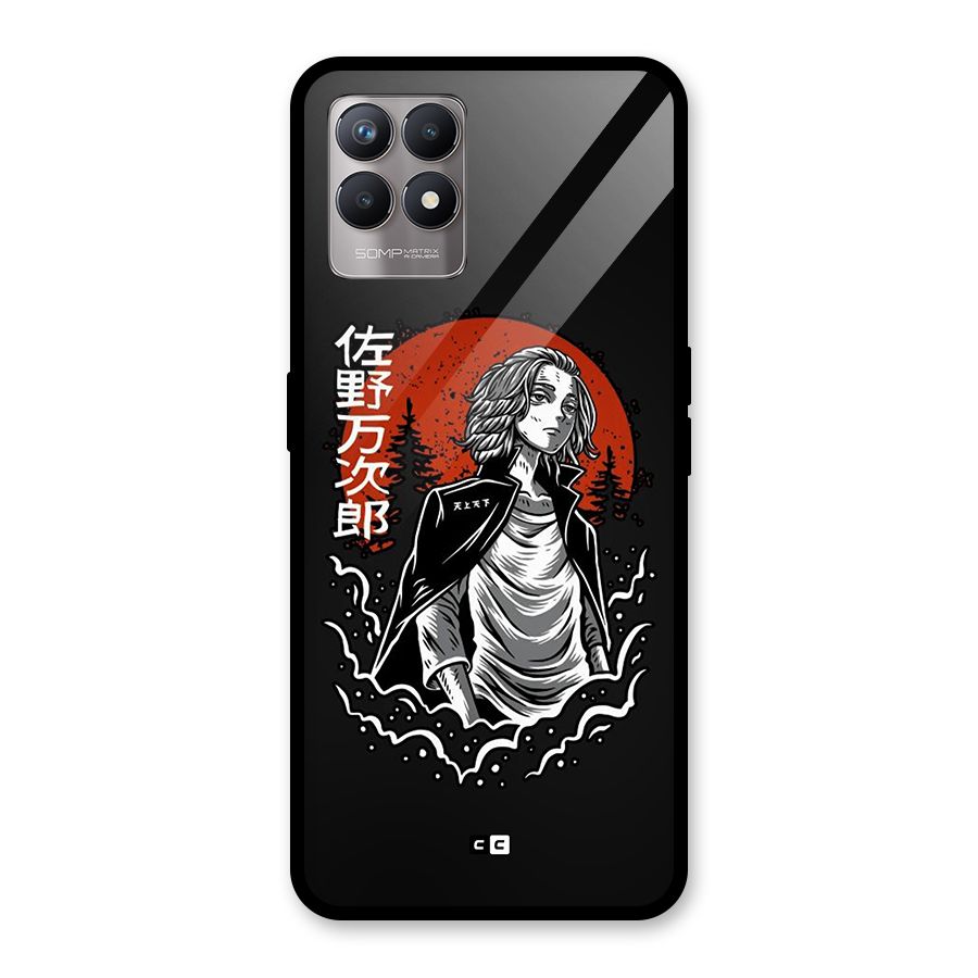 Mickey illustration Glass Back Case for Realme Narzo 50