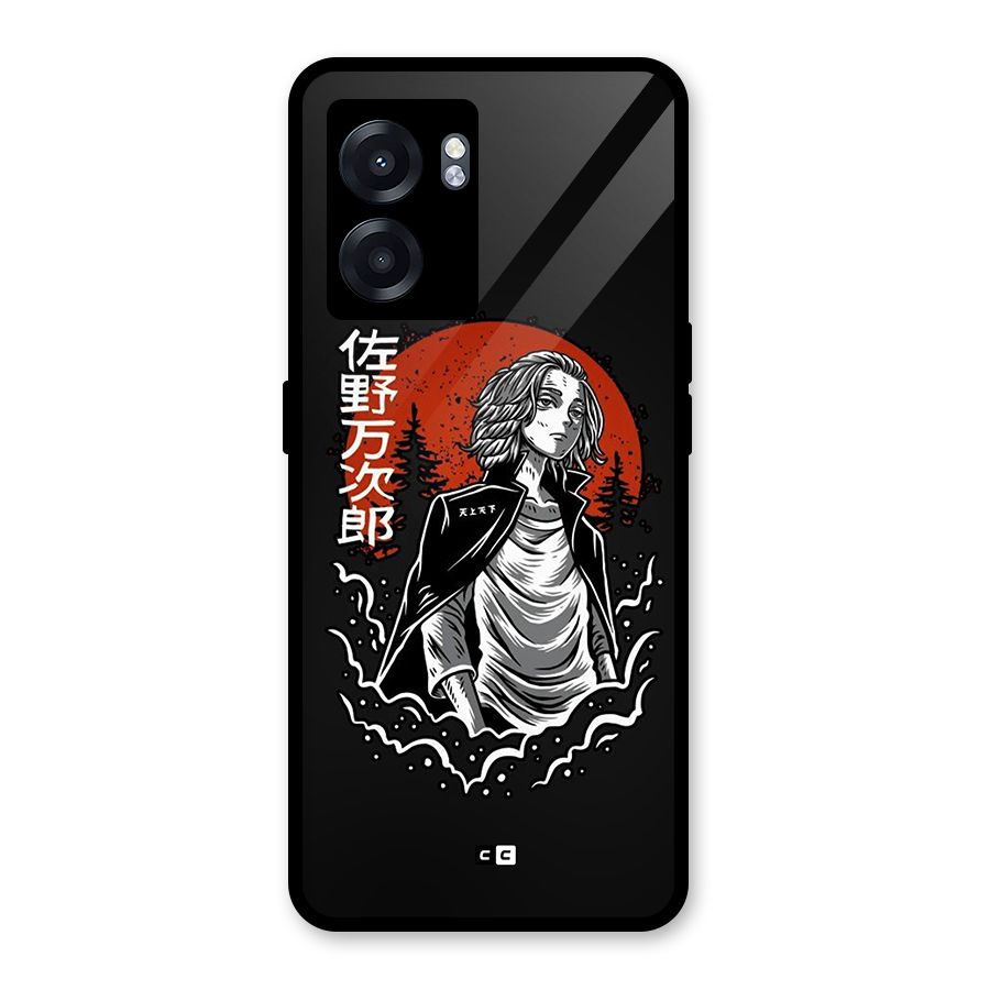 Mickey illustration Glass Back Case for Realme Narzo 50 5G