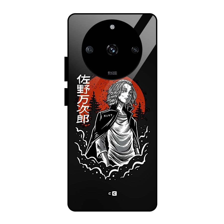 Mickey illustration Glass Back Case for Realme Narzo 60 5G