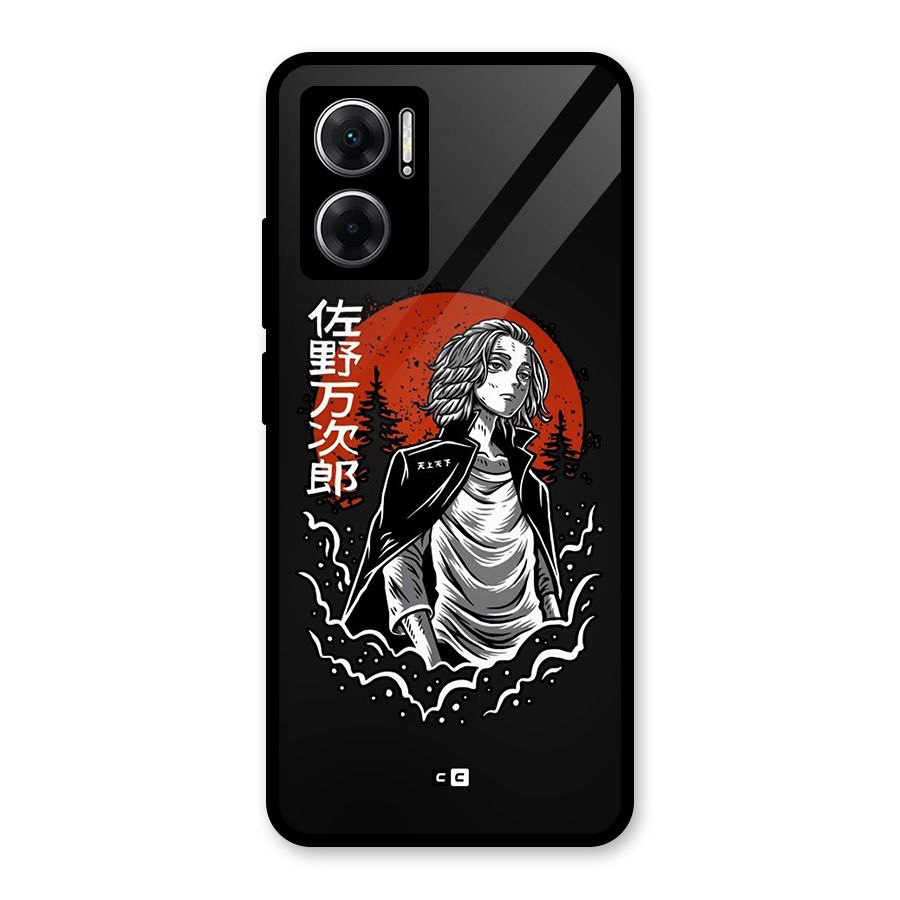 Mickey illustration Glass Back Case for Redmi 11 Prime 5G