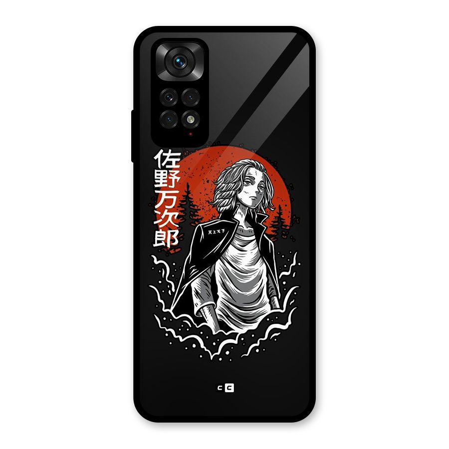 Mickey illustration Glass Back Case for Redmi Note 11S