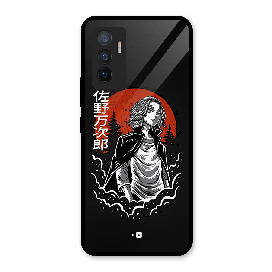 Mickey illustration Glass Back Case for Vivo V23e